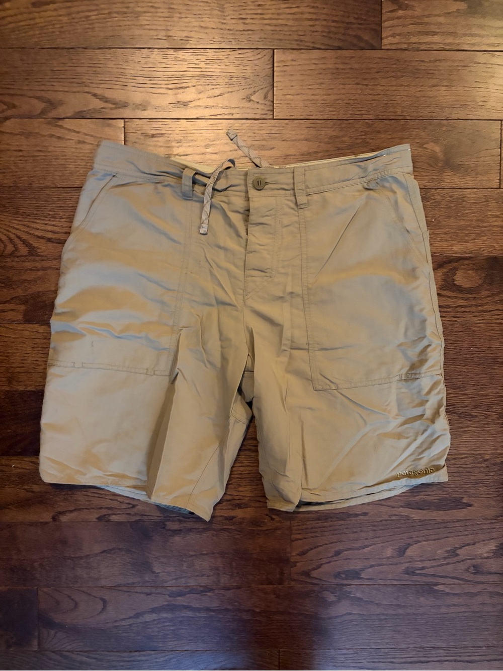 Patagonia Men's Khaki Hiking Shorts - wavefarer Casual Shorts